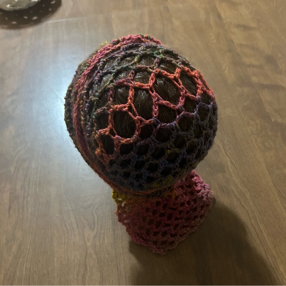 Crochet head scarf NWOT - Picture 3 of 3